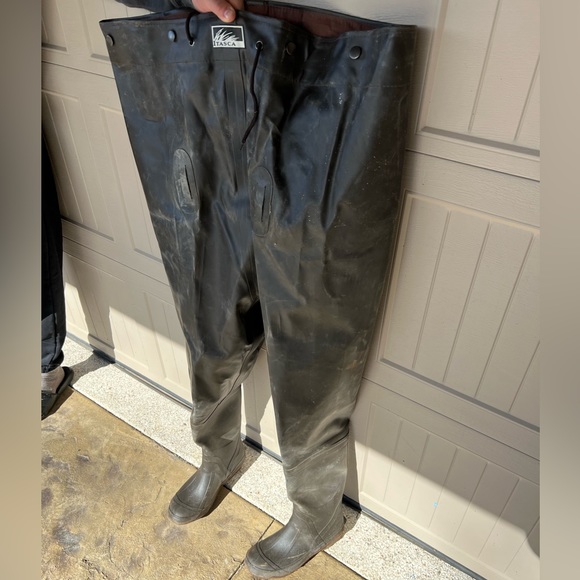 ITASCA Rubber Chest Waders - Size 9 - Picture 2 of 6
